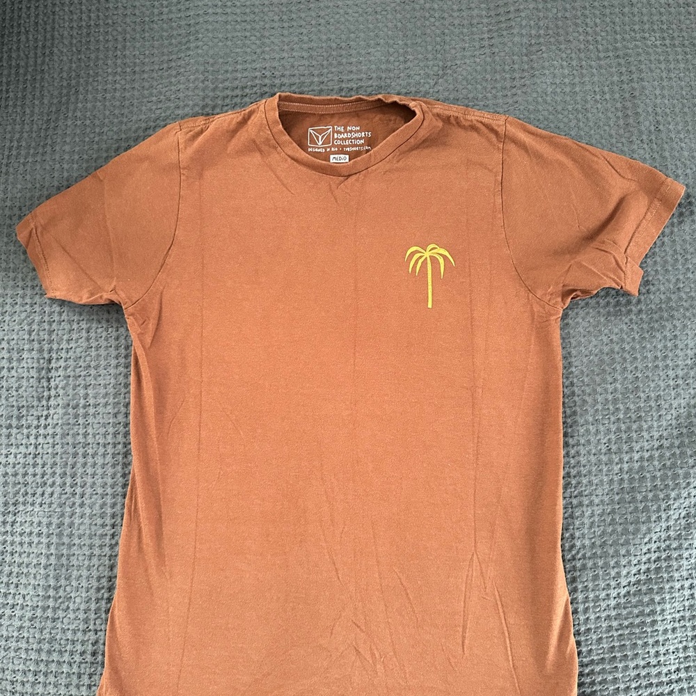 Men's Brown Rio, Brazil Surf Shirt 🇧🇷🇧🇷